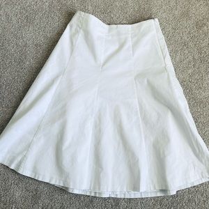 The Limited White Midi Skirt